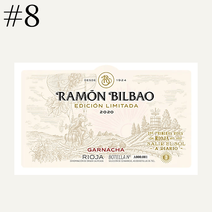 Ramón Bilbao 2020 Edición Limitada Garnacha Garnacha (Rioja), $20