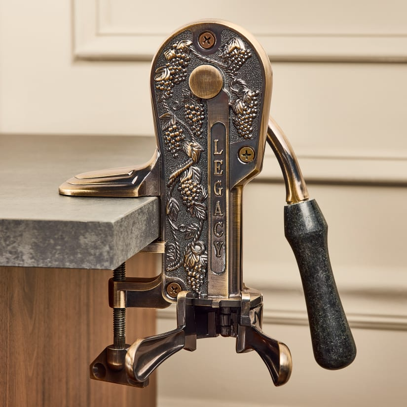 Legacy Corkscrew with Black Marble Handle (Antique Bronze)
