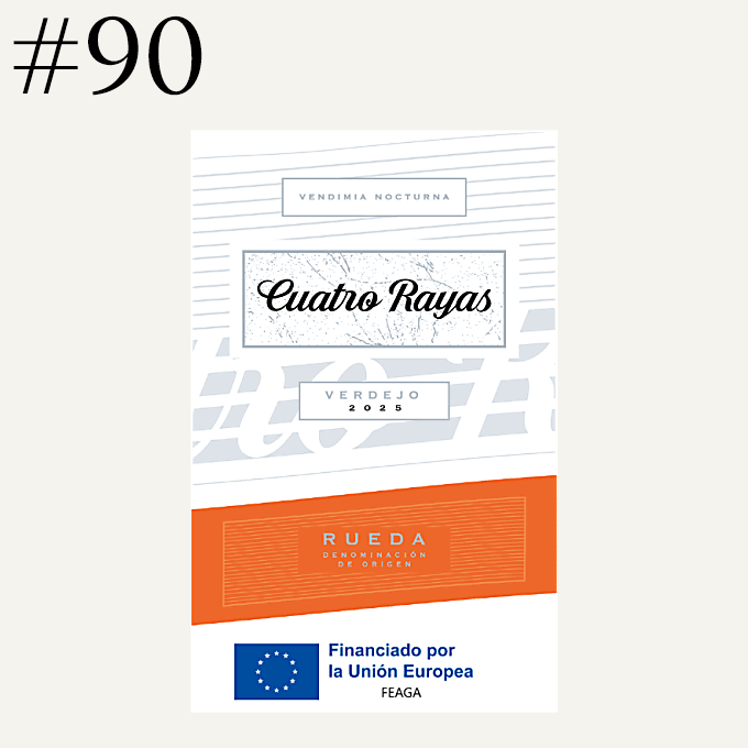 Cuatro Rayas 2025 Vendimia Nocturna Verdejo Verdejo (Rueda), $15