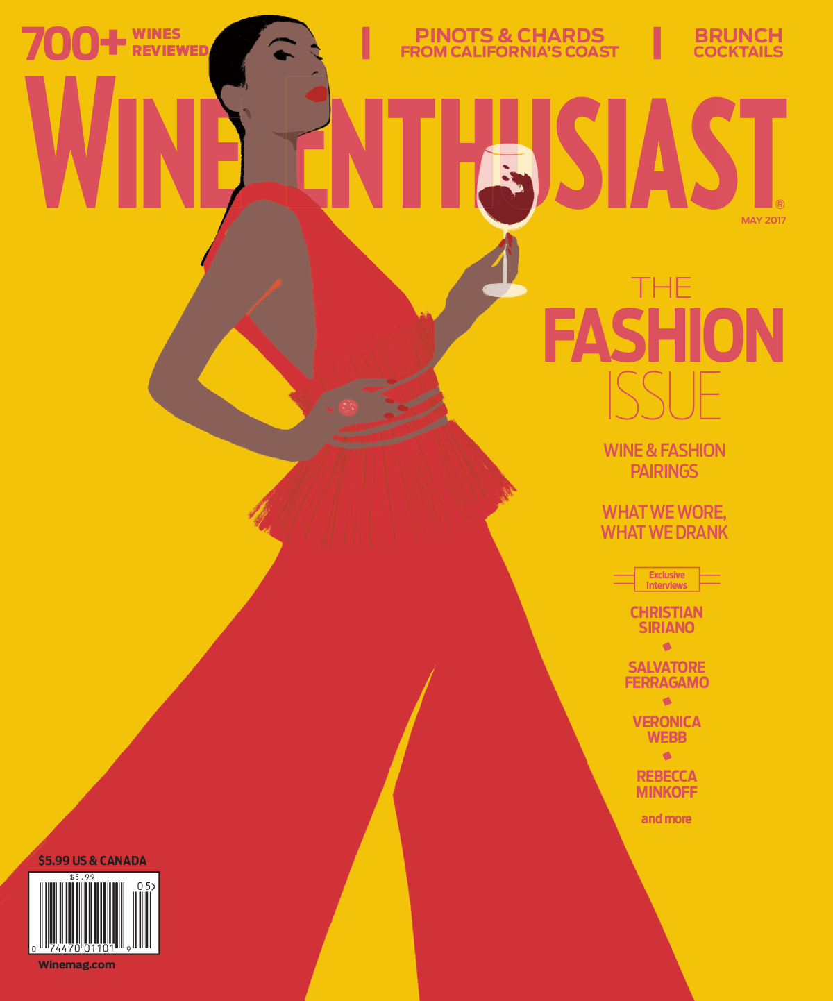 Wine Enthusiast Magazine,  May 2017
