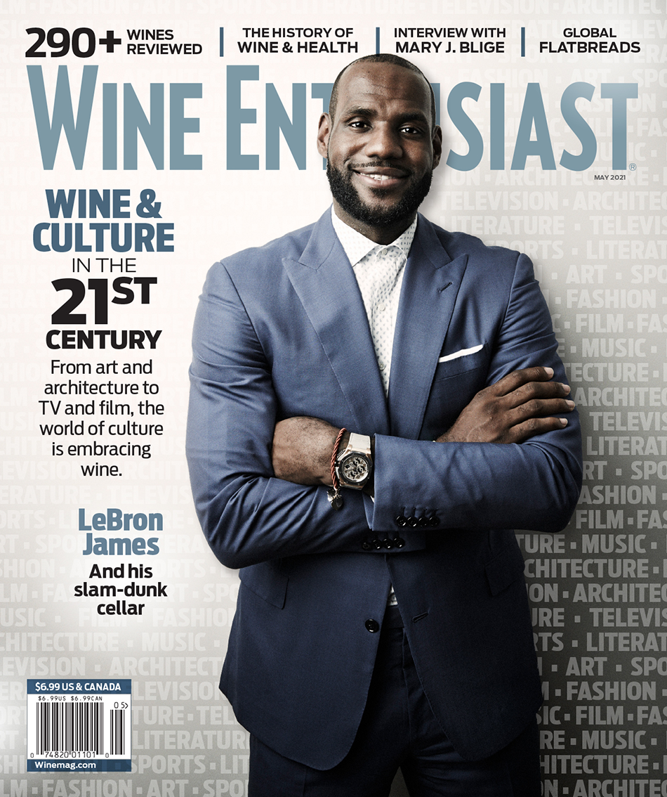 Wine Enthusiast Magazine,  May 2021