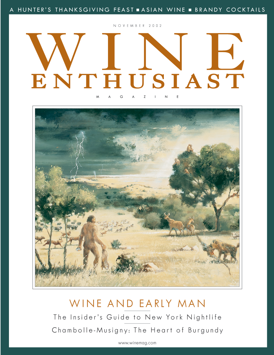 Wine Enthusiast Magazine,  November 2002