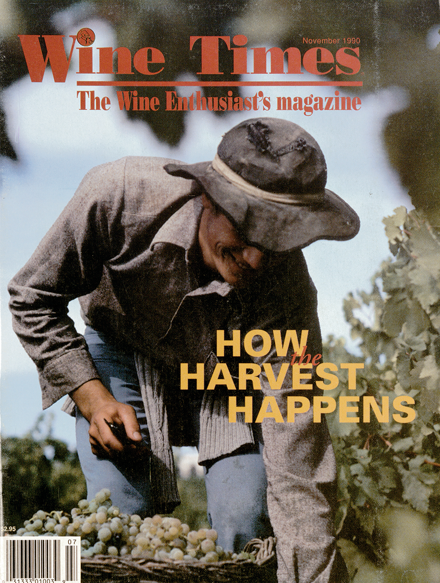 Wine Enthusiast Magazine,  November 1990