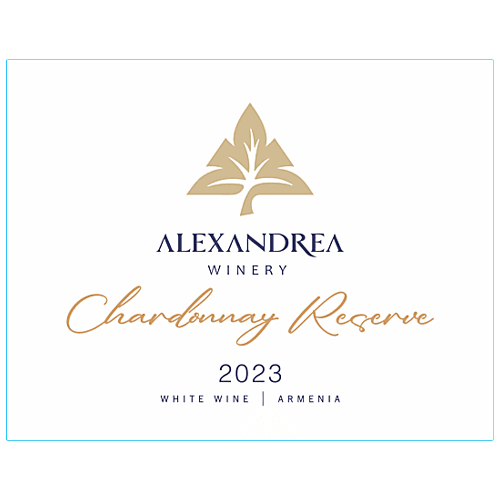 Alexandrea Winery 2023 Reserve Chardonnay (Kotayk), $30