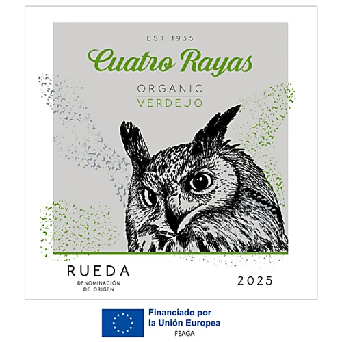 Cuatro Rayas 2025 Organic Verdejo Verdejo (Rueda), $15