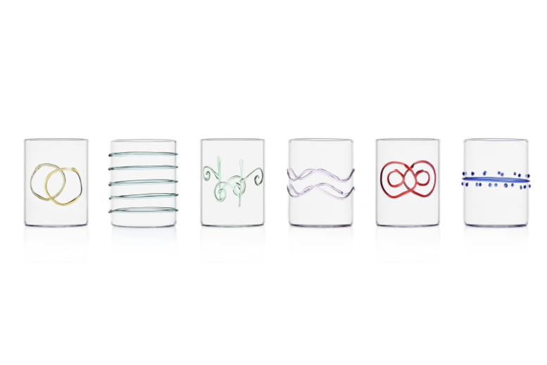 Ichendorf Deco Arlecchino Water Assorted Tumblers (Set of 6)