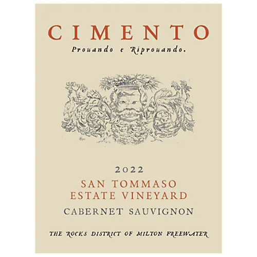 Cimento 2022 Stone Valley/San Tomasso Vineyard Cabernet Sauvignon (The Rocks District of Milton-Freewater), $225