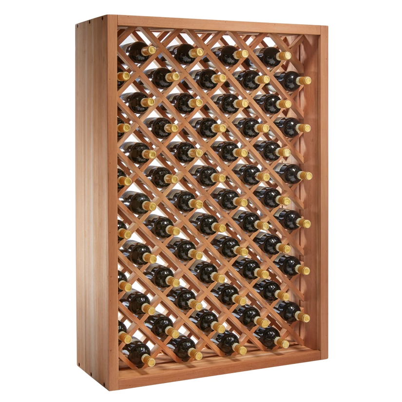 N'FINITY Stackable 4 Foot Wine Rack - Individual Diamond Bin N'FINITY Stackable 4 Foot Wine Rack - Individual Diamond Bin