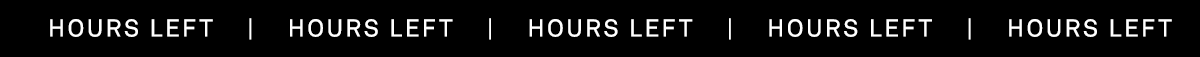 Warehouse Sale Hours Left