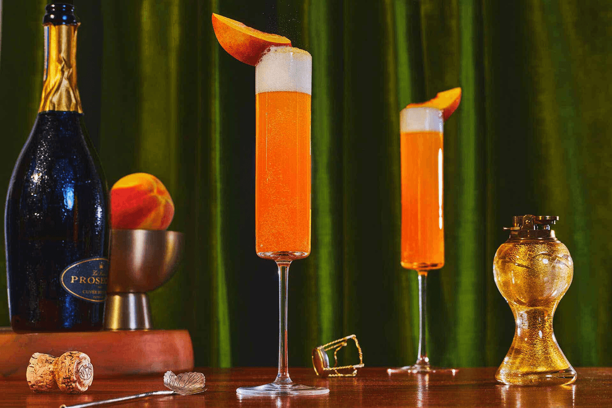 Fresh Peaches Make All the Difference in This Bellini Recipe